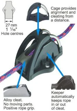Sea Dog Marine - Cl830ckcan Clamcleat (008305-1)