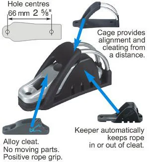 Sea Dog Marine - Cl833ckcan Clamcleat (008335-1)