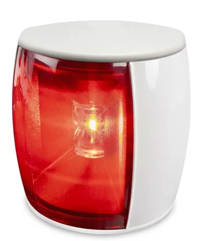Hella 2NM NaviLED Pro Port Nav Light White Shroud