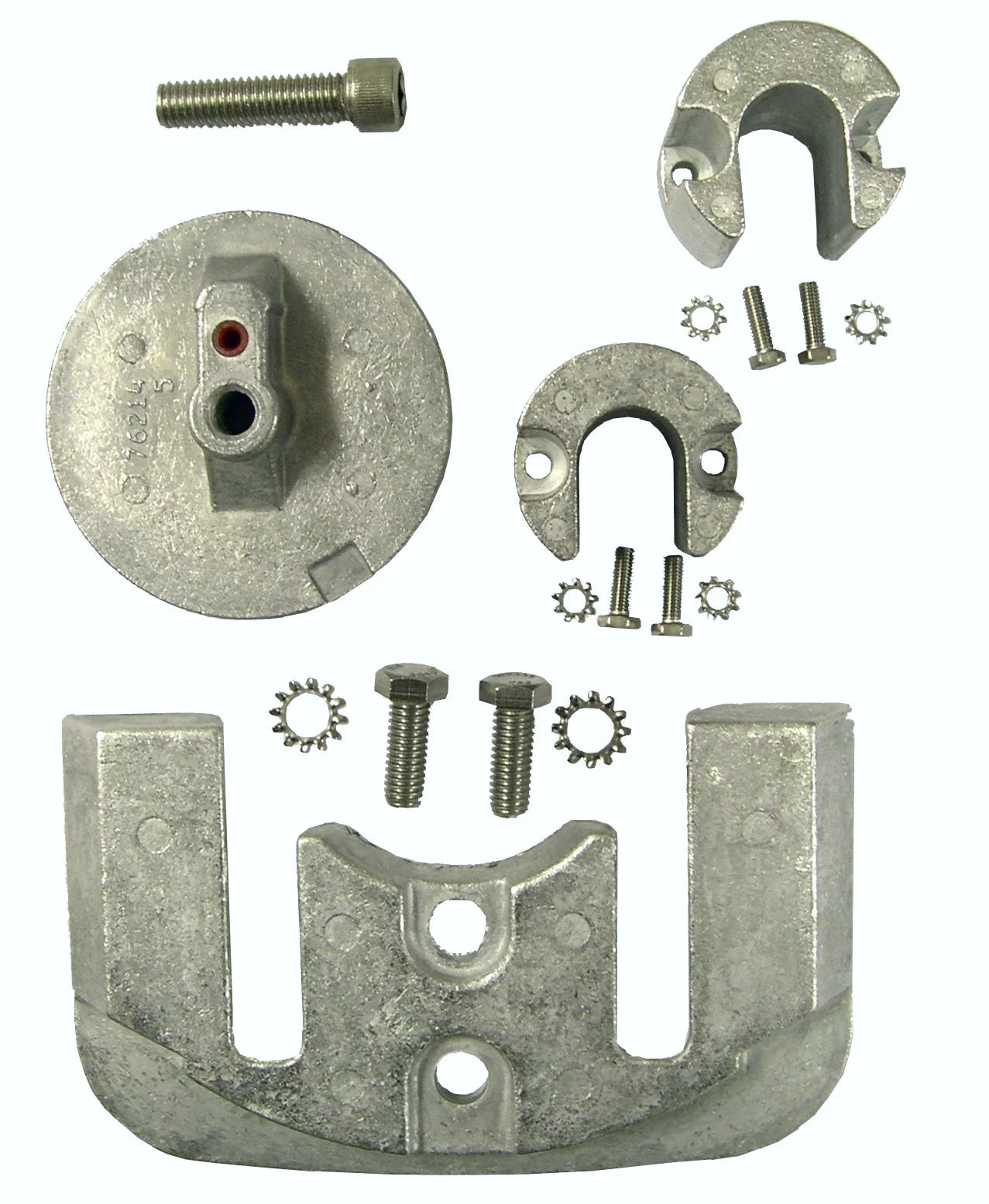 10061A Complete Anode Kit for Mercruiser Bravo II & Bravo III (2003 and Earlier) — OEM Replacement 888761Q1