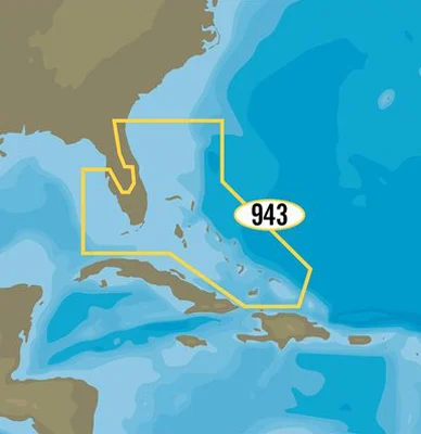 C-MAP M-NA-D943 4D Local Florida And The Bahamas