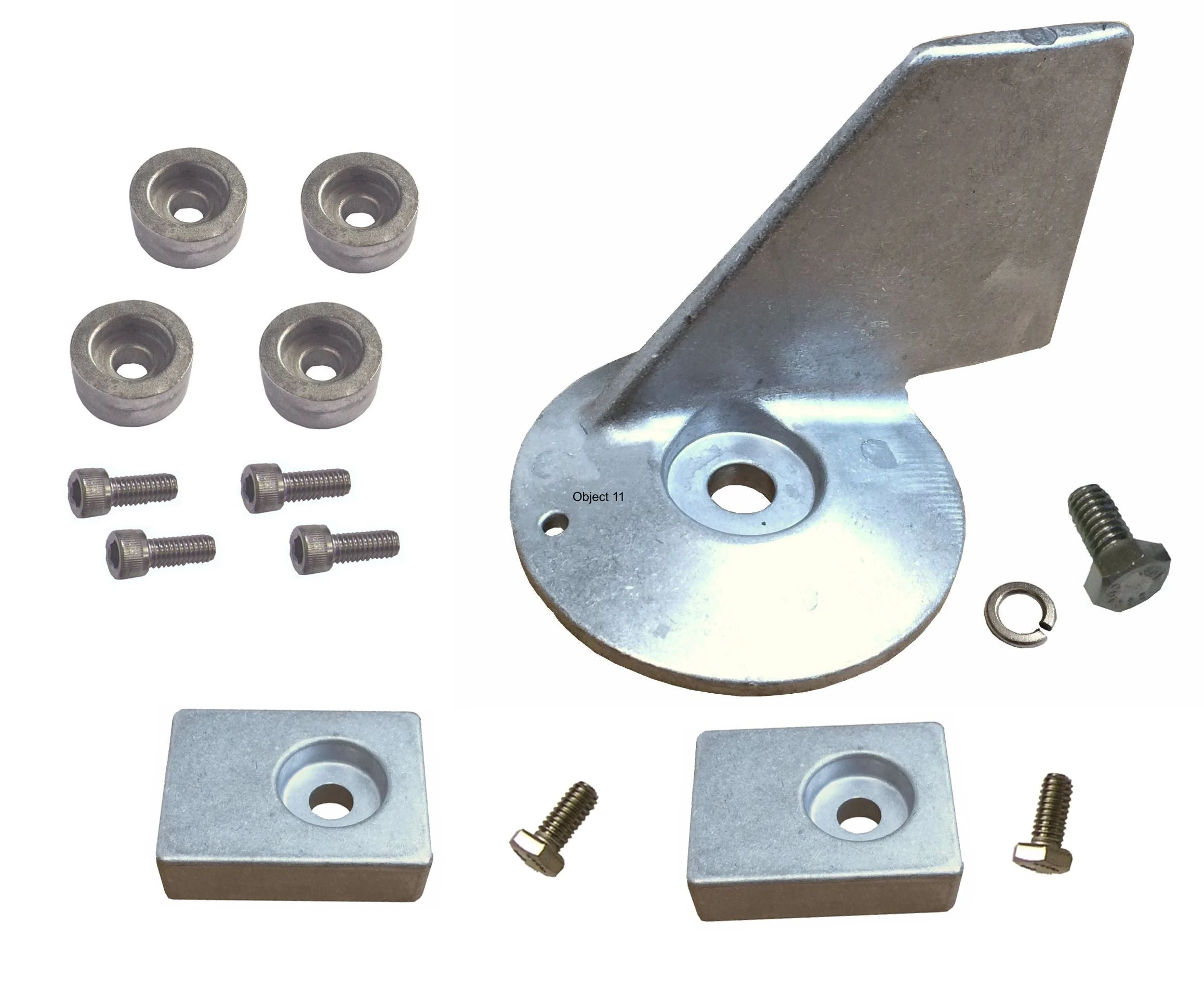10480A Suzuki 40–50 HP Outboard Complete Aluminum Anode Kit