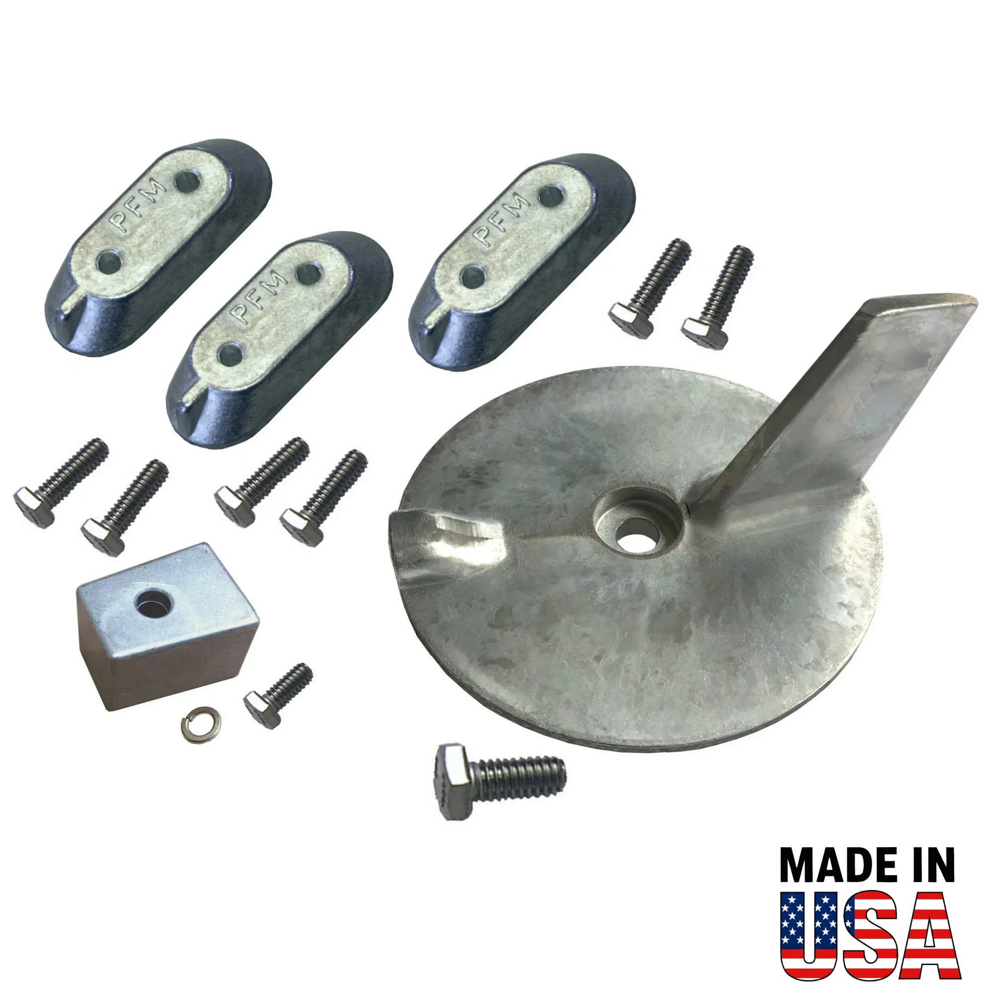 10490A Yamaha 30–60 HP Outboard Complete Aluminum Anode Kit