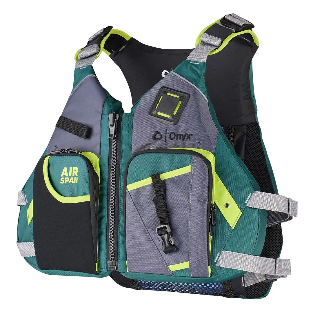 Onyx Airspan Angler Life Jacket - XL/2X - Green