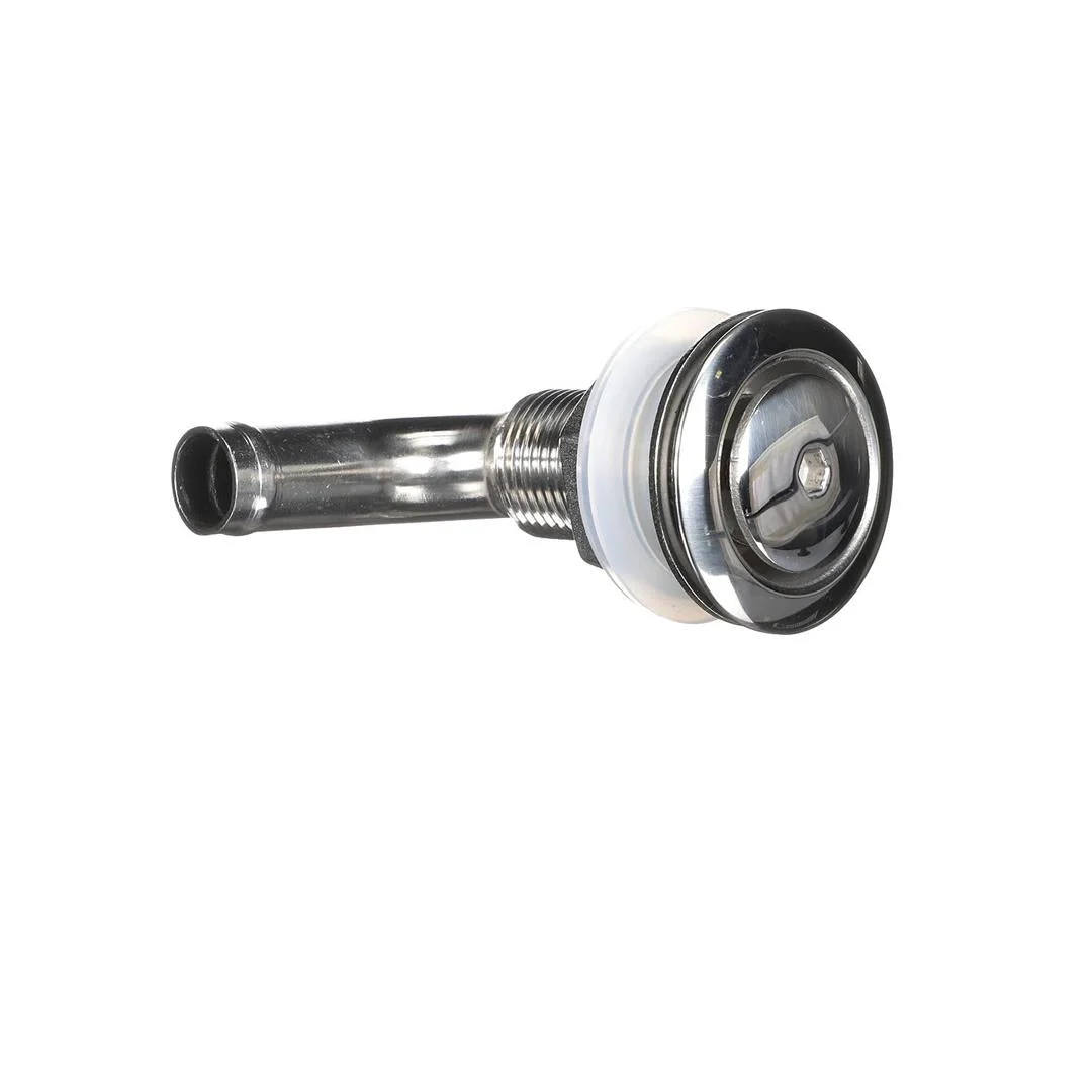 Attwood 316 Stainless Steel Alloy Flush Mount Fuel Vent - 90° Vent