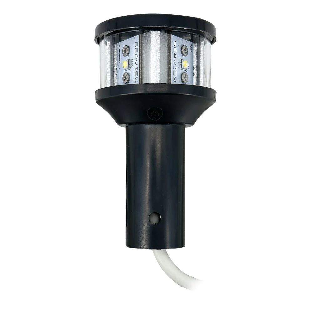 Seaview 12V C5 Certified Round 3nm LED Combo Masthead All-Round Light - Black