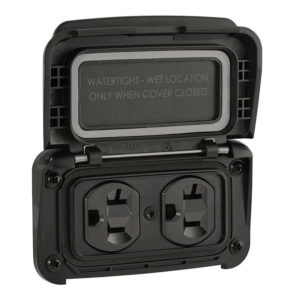 Scanstrut Ventura Series Dual AC Outlet - 125V - 20A
