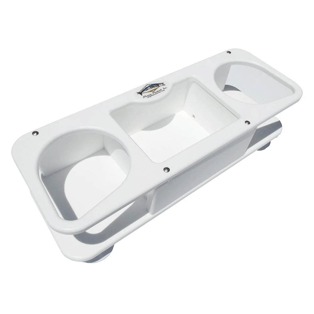 Deep Blue Marine MB-2 Double Cup Holder w/Suction Cups