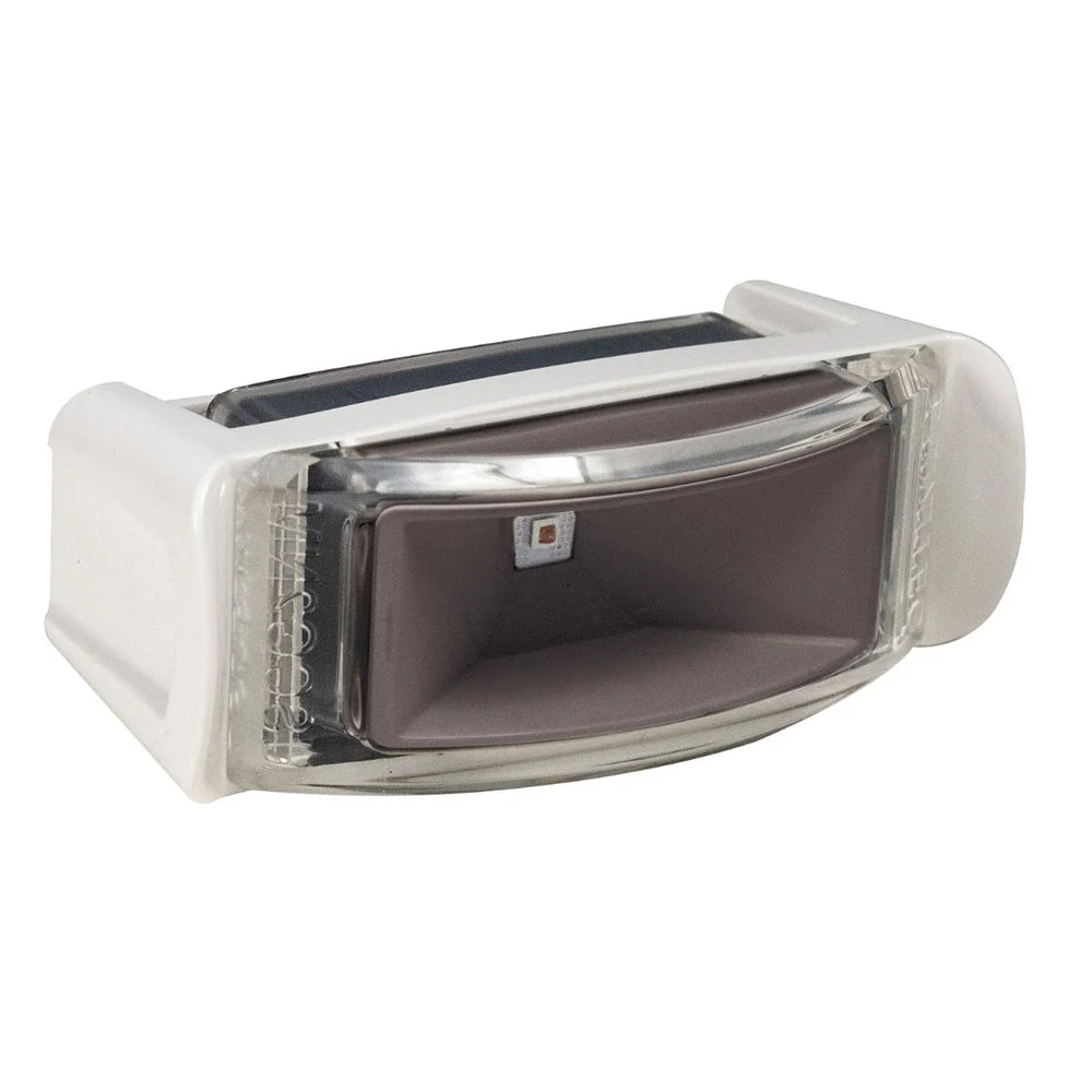 Lumitec Contour Inset Navigation Light - Starboard Green - White Housing