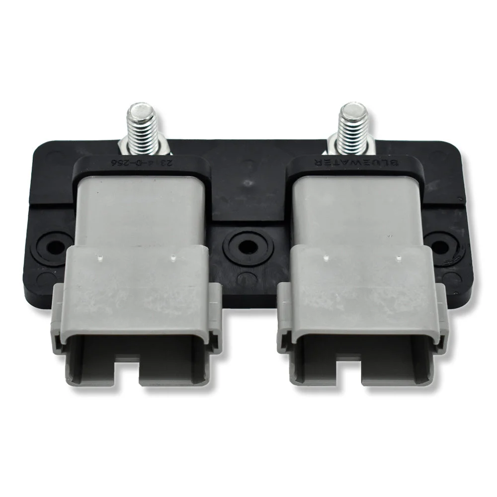 Bluewater Dual 12 Position Male Sealed Deutsch Connector Busbar - 5/16" Stud