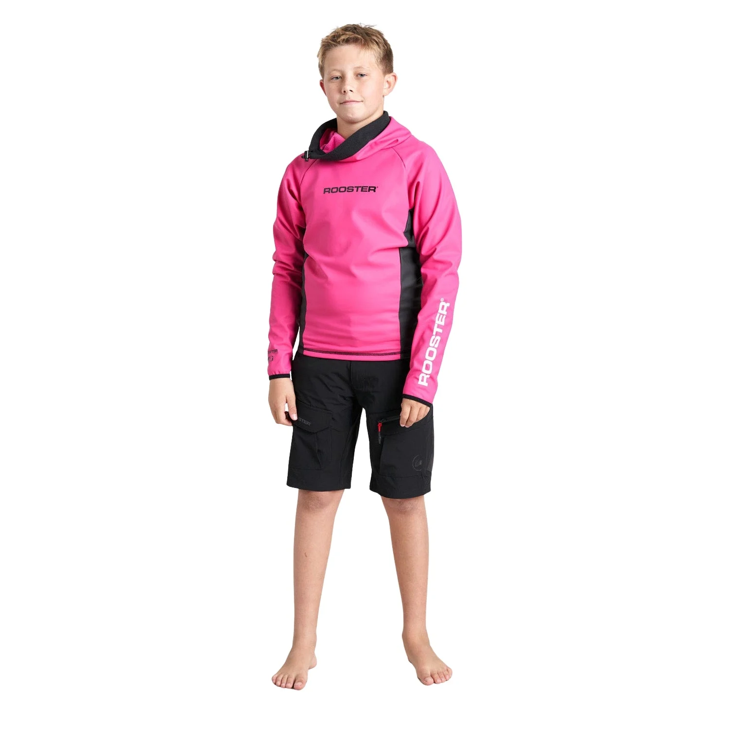 Rooster Junior Classic Aquafleece Top Last Season Pink. Clearance