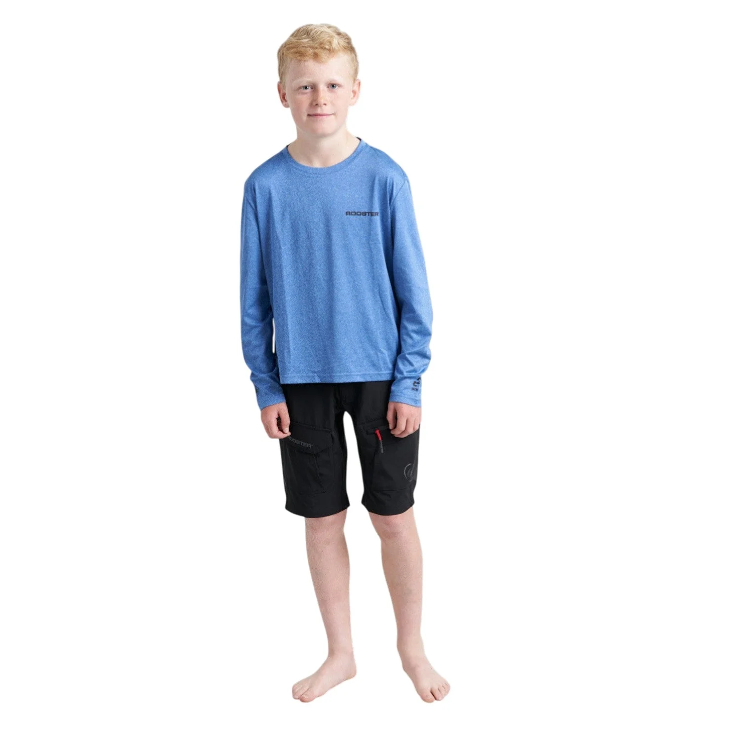 Rooster Junior Quick Dry Uvf 50+ Tech T-shirt Long Sleeved (colors)
