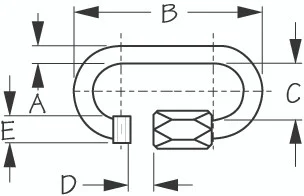 Sea Dog Marine - Galvanized Quick Link 3-1/2" (158010-1)