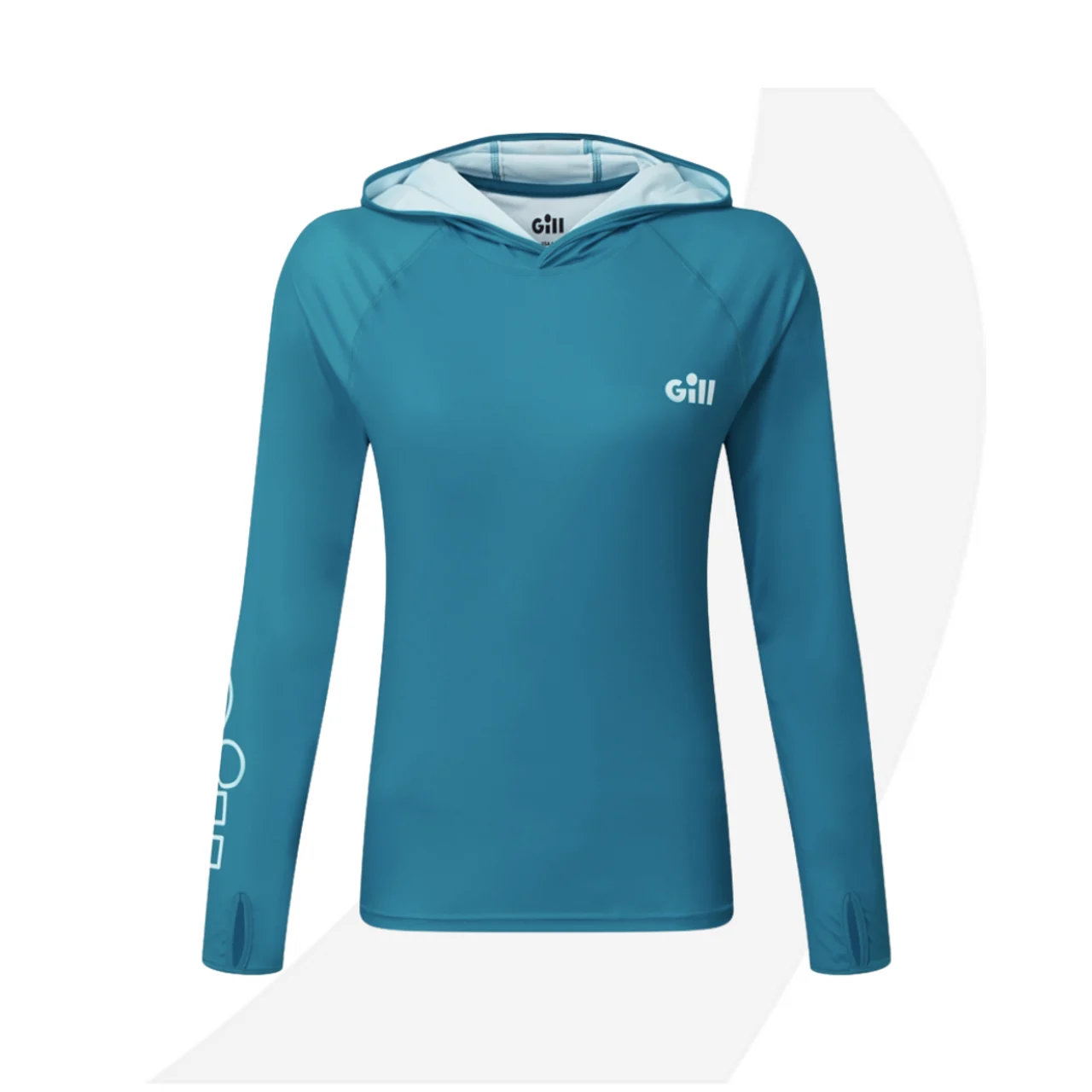 Gill XPEL Tec Hoodie, Womens (Palm, White, Ice)
