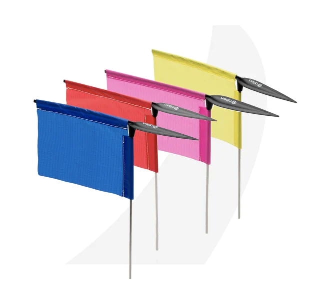 Allen Brothers Racing Flag Short Rod - assorted colors (Red, Blue, Yellow and Pink)