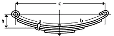 Trailer Parts - Una264-4lvs R Hok 26 1/4 2250# - 264