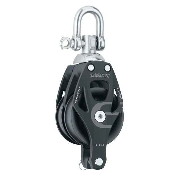 HARKEN 60mm Element Double Block - Swivel, Becket, 6270