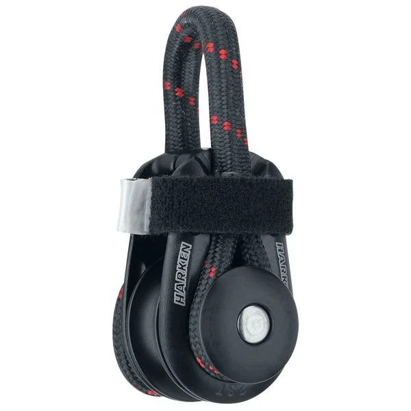 HARKEN 38.5 mm 2.3T Aluminum High-Load Loop Snatch Block, 3299