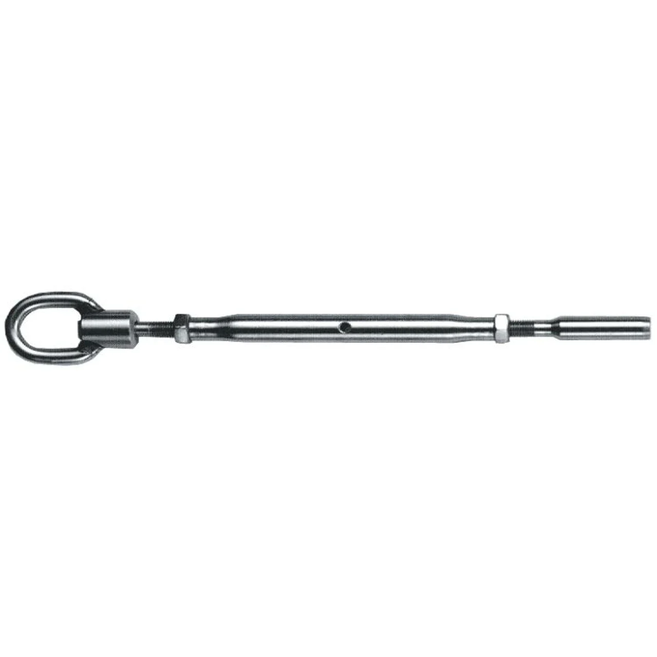 Johnson Marine Machine 7/32" Swage Eye to Tubular Turnbuckle 1/4