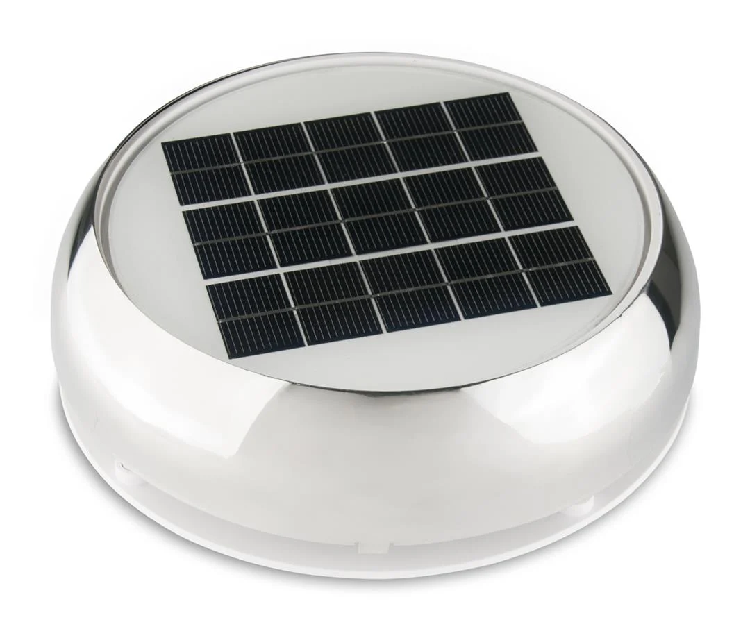 3 Day/Night Solar Vent, Stainless Steel