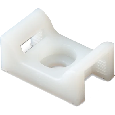 Cable Tie Mount, #8 Screw, Natural, 25
