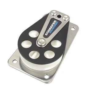 SCHAEFER 51mm Flat Base Stainless Cheek Block, 505-11