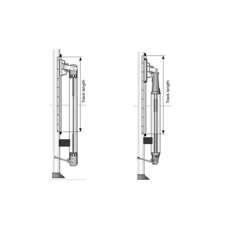 Selden Spinnaker Pole Slider - Toggle Jaw, 32mm Track