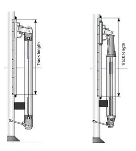 Selden Spinnaker Pole Slider - Ring with Locking Pin for 25mm Track