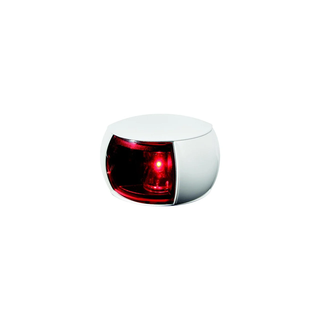 Hella - Hella 980520011 NaviLED Port (Red) Side Light Only, White w/Red Lens, 1 ea. - 980520011