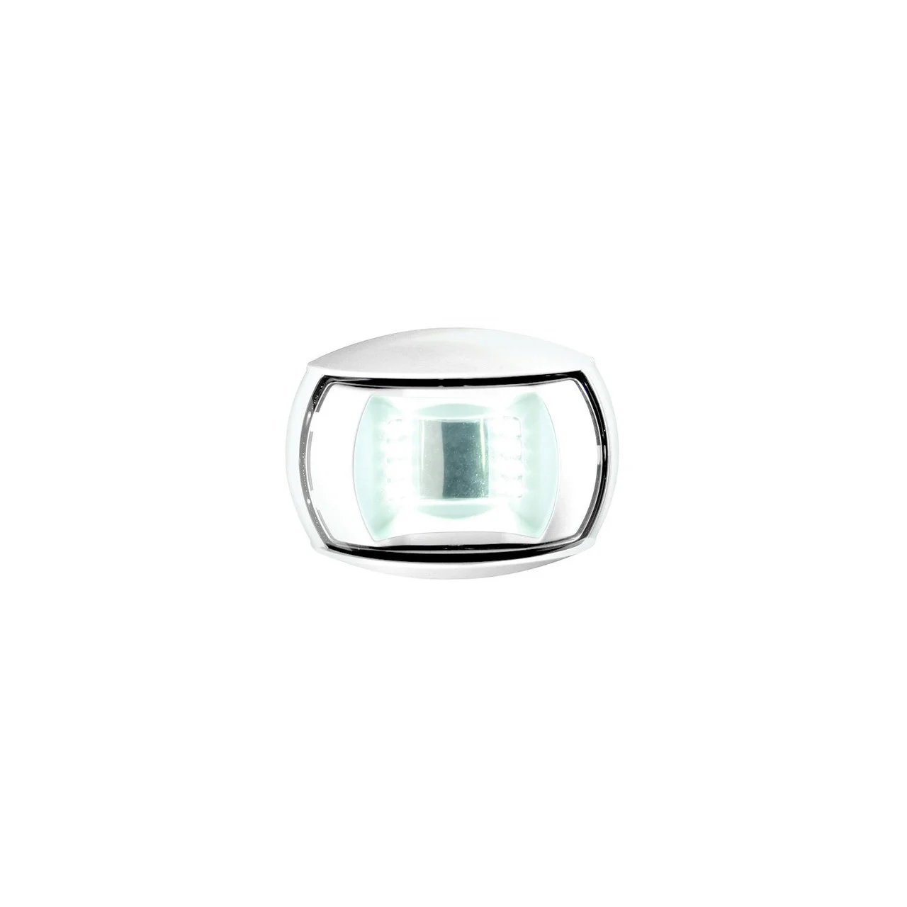 Hella - Hella 980520541 NaviLED Compact 2 NM Powerboat and Yacht Lamp, Clear Outer Lens with 8' Cable - 980520541