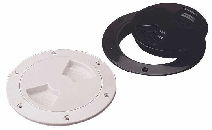 Sea Dog Marine - Abs Deck Plate White Smooth 4" (336140-1)