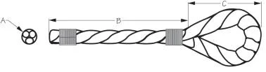Sea Dog Marine - Twisted Nylon Dock Line 5/8x50' (301116050bk-1)