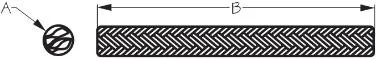 Sea Dog Marine - 2 Braid Nylon 1/2x600' (302112600g/w)