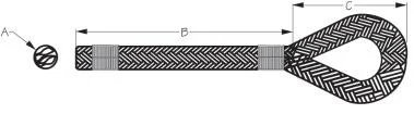 Sea Dog Marine - 2 Braid Nylon Dock Line 5/8x15' - Sea-dog Line (302116015wh-1)