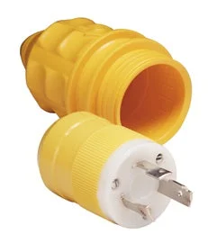 Marinco Male Plug & Boot, 30A 125V