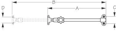 Sea Dog Marine - Hatch Adjuster 14 - Turn Type (321292-1)