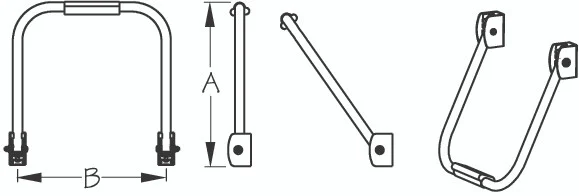 Sea Dog Marine - Flip Up Ladder - 1 Step (328908-1)