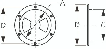 Sea Dog Marine - Deck Plate Standard 4" - Sea-dog Line - 337140 (337140-1)