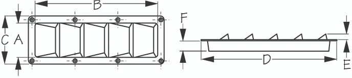 Sea Dog Marine - 5 Slot Ventilator (337291)