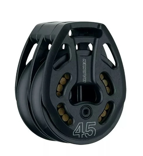 Harken 45 mm Aluminum Double Loop Block