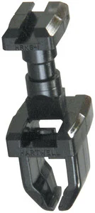 JR Products - Refrig Vent Latch- Thin Walls - 235