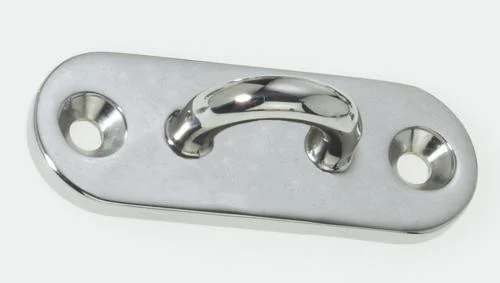VIADANA Stainless Steel Oblong Pad Eye Plate, 35.34