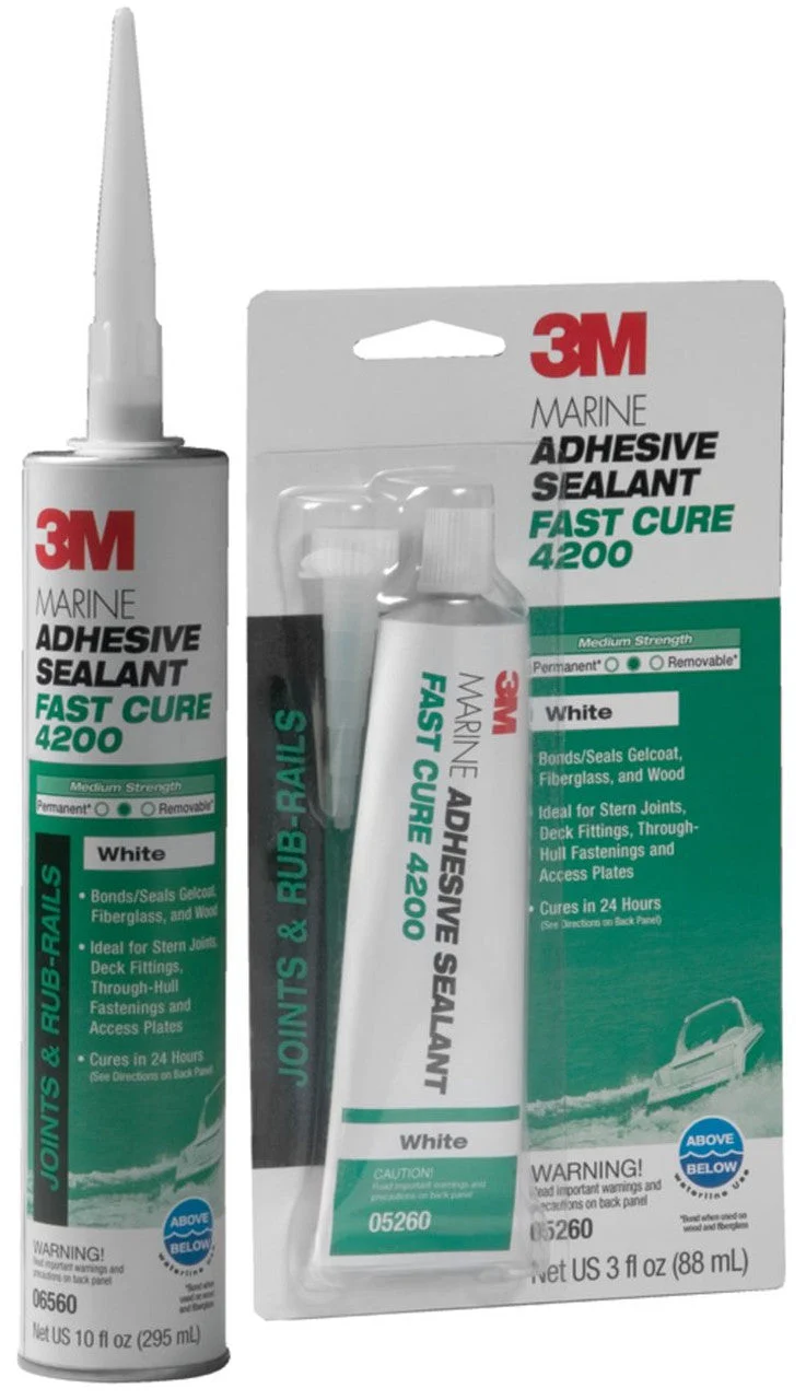 3M 4200 Fast Cure - Marine Adhesive Sealant 10 oz