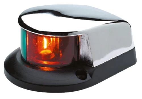 Seachoice 05021 Chrome Plated Zamak Bi-Color Bow Light