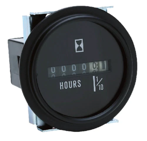 Seachoice 15311 Hour Meter With Black Bezel