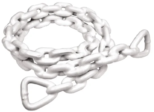 Seachoice 44441 White PVC Coated Galvanized Anchor Lead Chain 5/16" x 5'