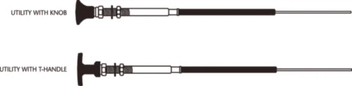 Seastar CC34305 SeaStar Solutions 33LU Control Cablew/Knob/T-handle