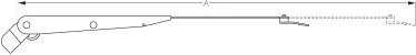 Sea Dog Marine - Wiper Arm Adjustable - Sea-dog Line (413114b-1)