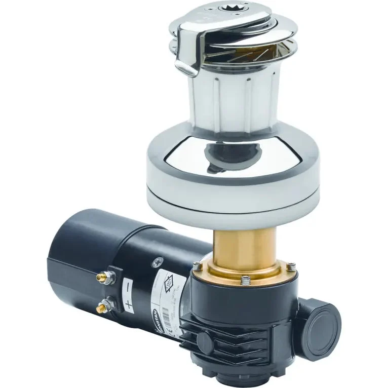 Andersen Winches 46ST E1 Electric Self-Tailing Winch - Full Stainless, 24V DC, RA2046011400