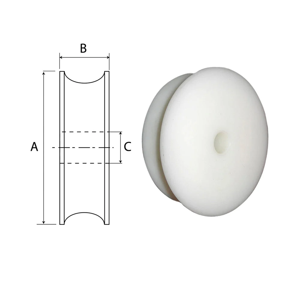 Sparcraft Machined Sheaves Delrin Ø48X17